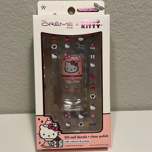 the creme ahop Makeup Hello Kitty Christmas Nail Decals The Crme